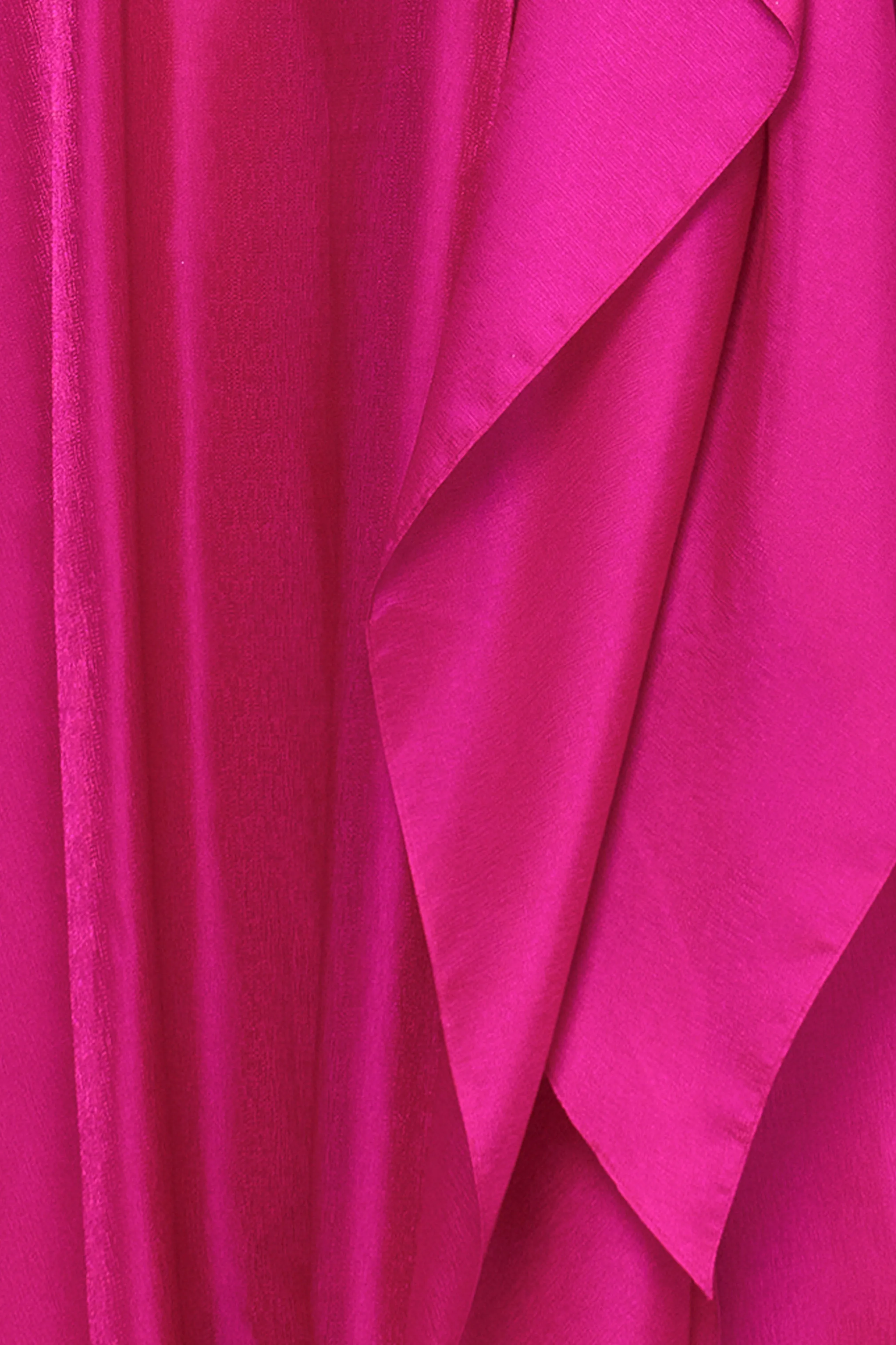 Plus "Samantha" Organza One Shoulder Ruffle Floor Length Dress sold by Xscape product image thumbnail 5