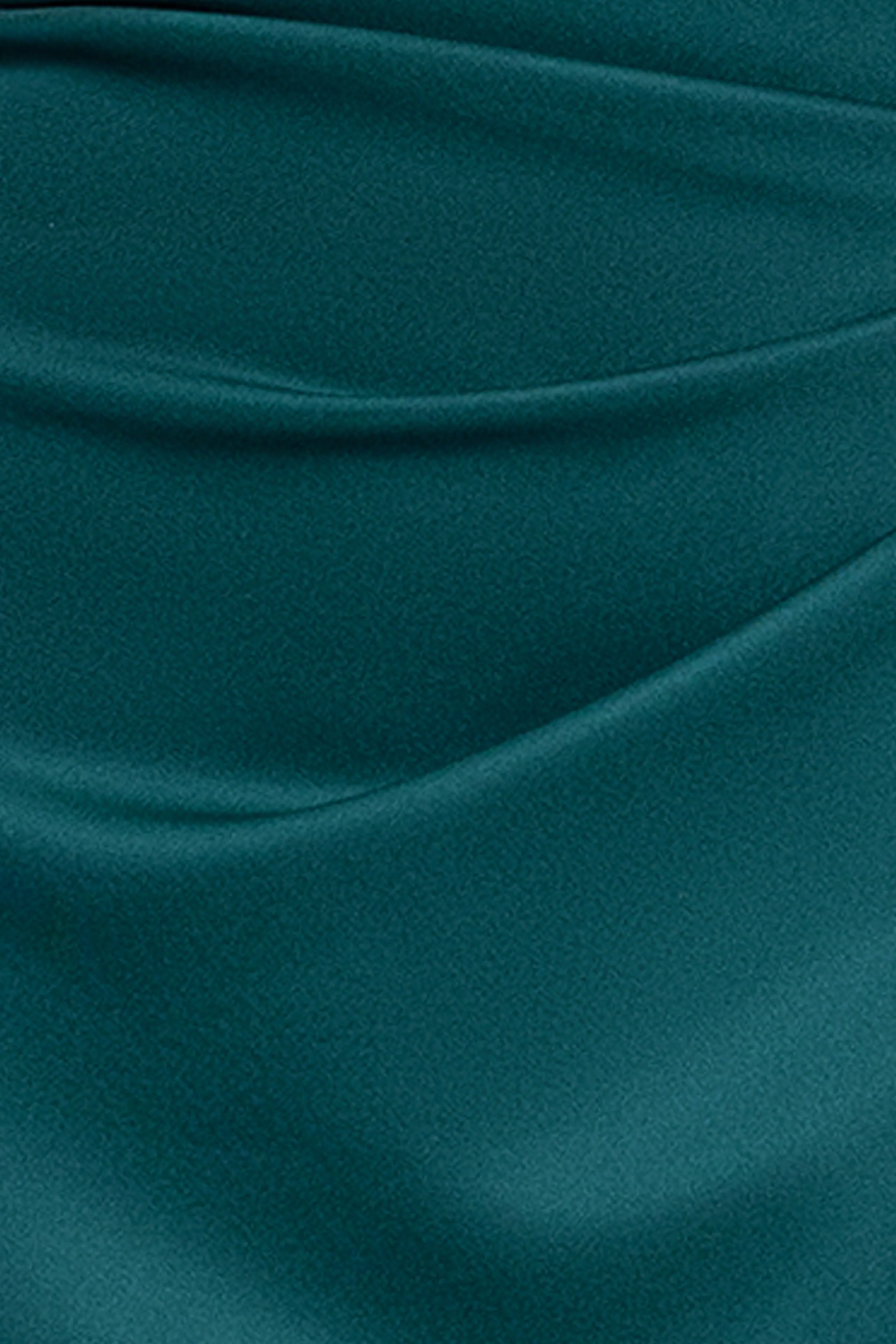 "Pearl" Techno Scuba Off the Shoulder Ruffle Dress sold by Xscape product image thumbnail 5