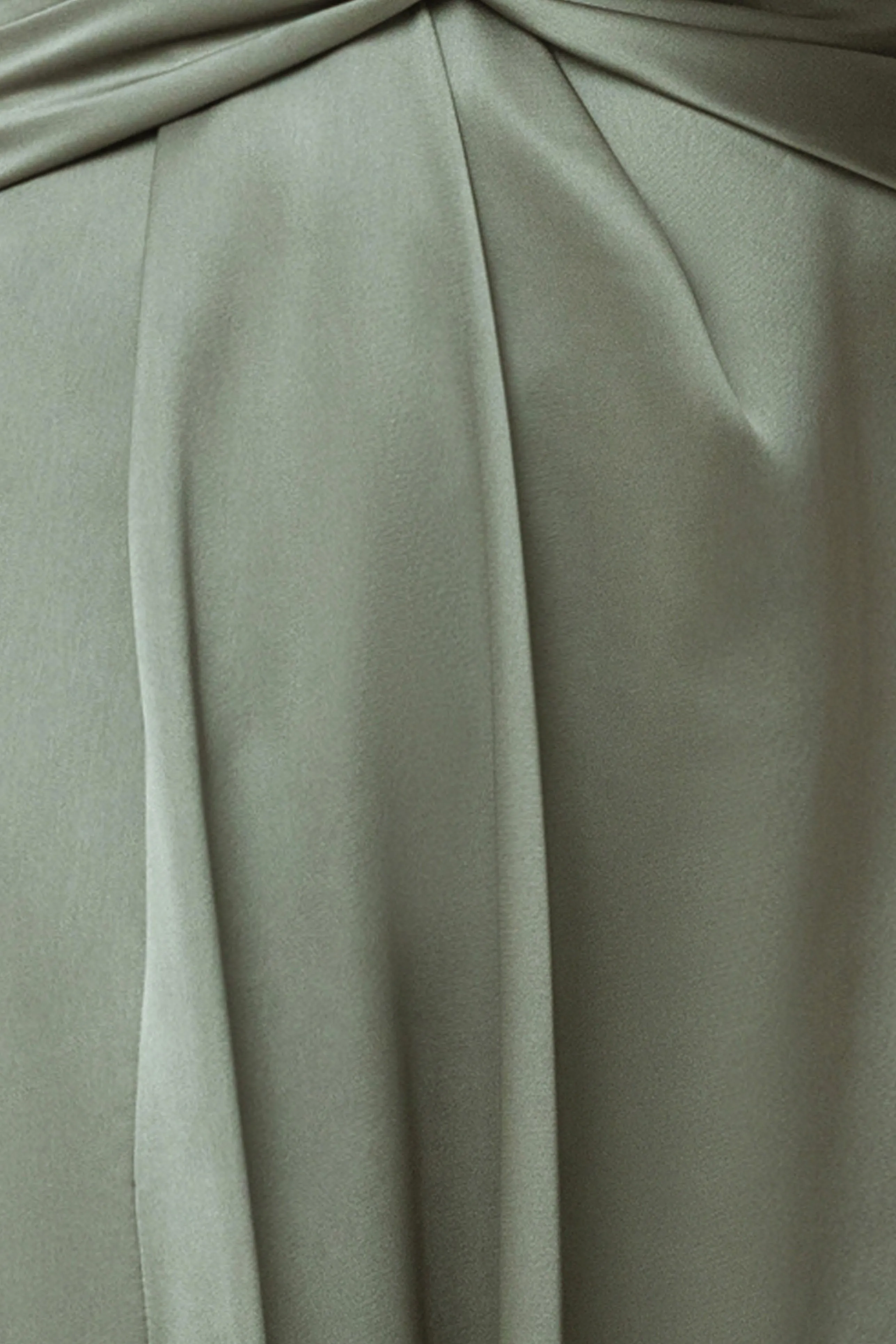 "Leona" Satin Twist Waist Dress sold by Xscape product image thumbnail 5