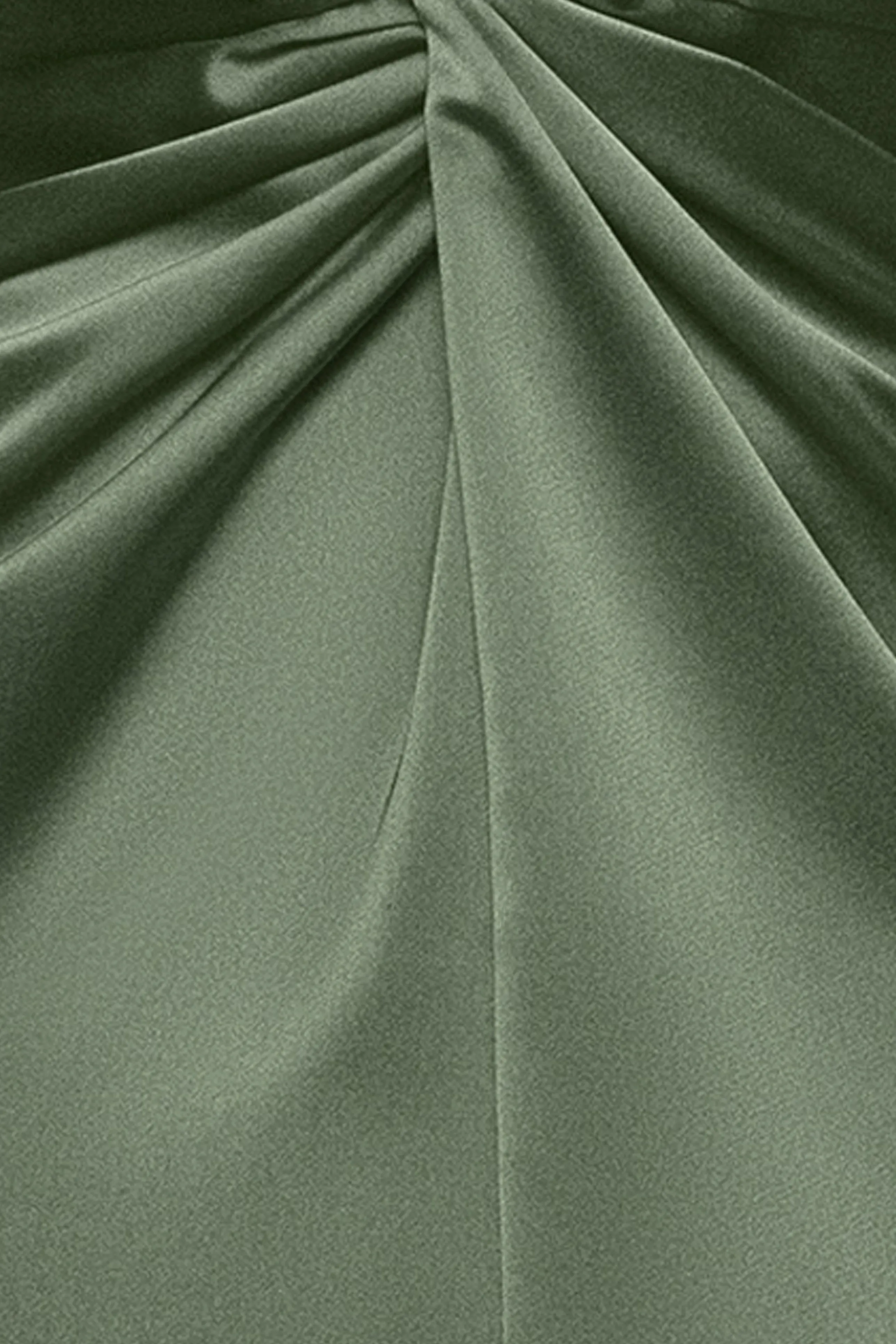 "Evelyn" Satin Short Sleeve V-Neck Tie Dress sold by Xscape product image thumbnail 5