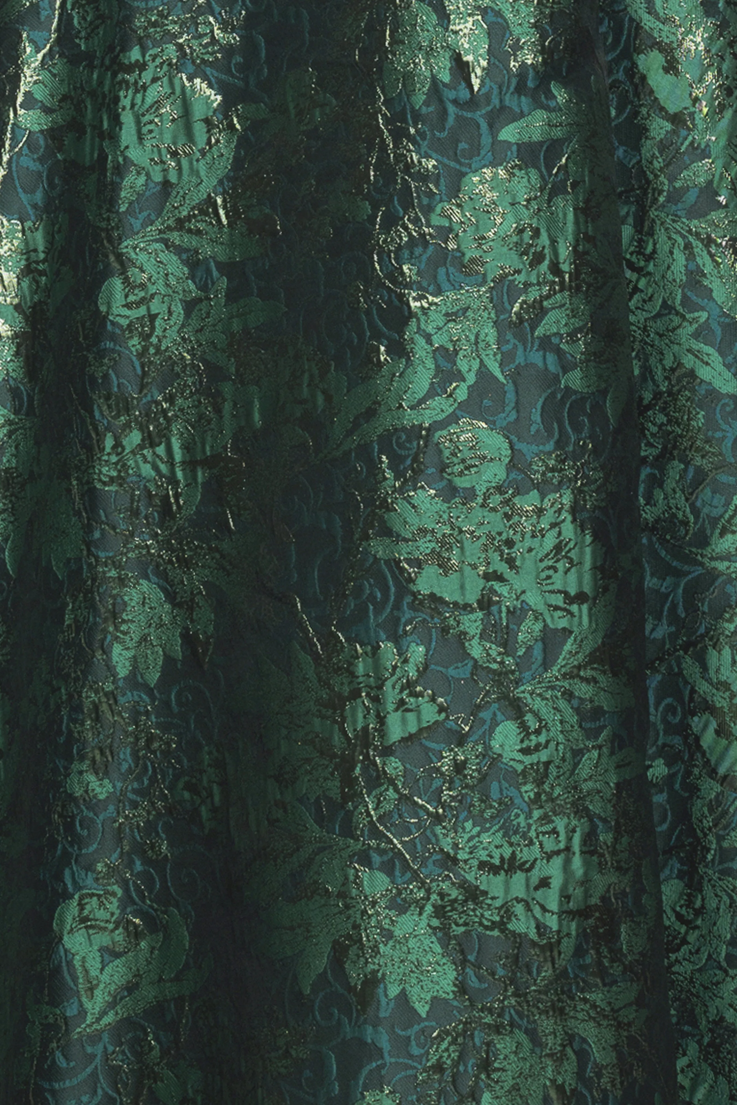 "Esther" Printed Brocade Off The Shoulder Gown sold by Xscape product image thumbnail 5