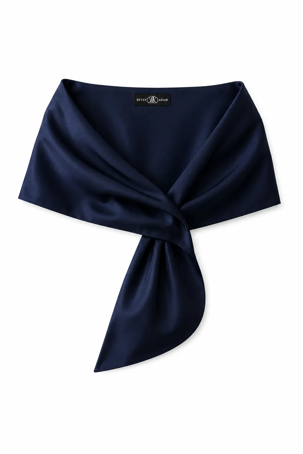 "Trixie" Satin Pull Through Shawl Wrap sold by Xscape