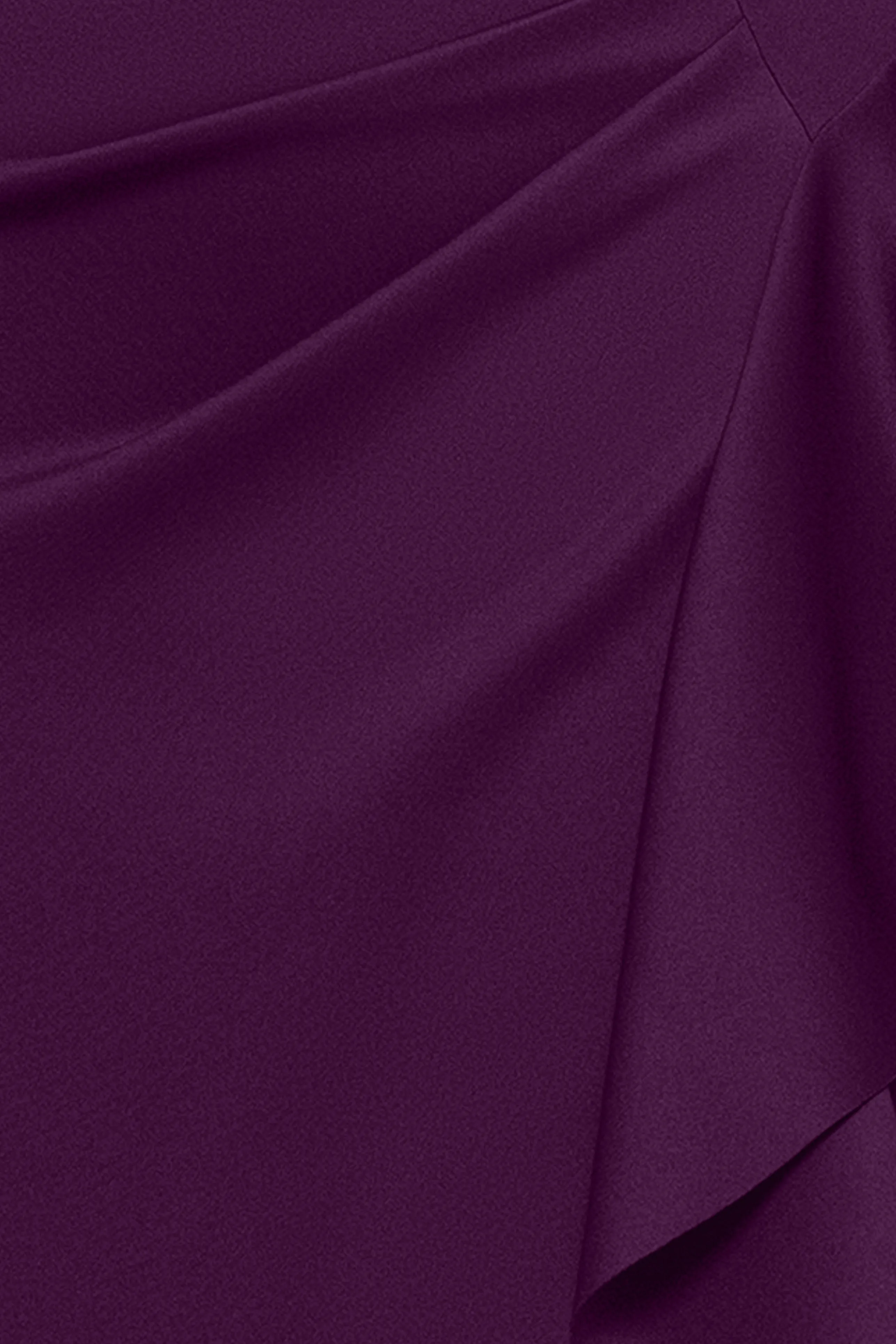 Plus "Amber" Techno Scuba 3/4 Sleeve V-Neck Ruffle Dress sold by Xscape product image thumbnail 5