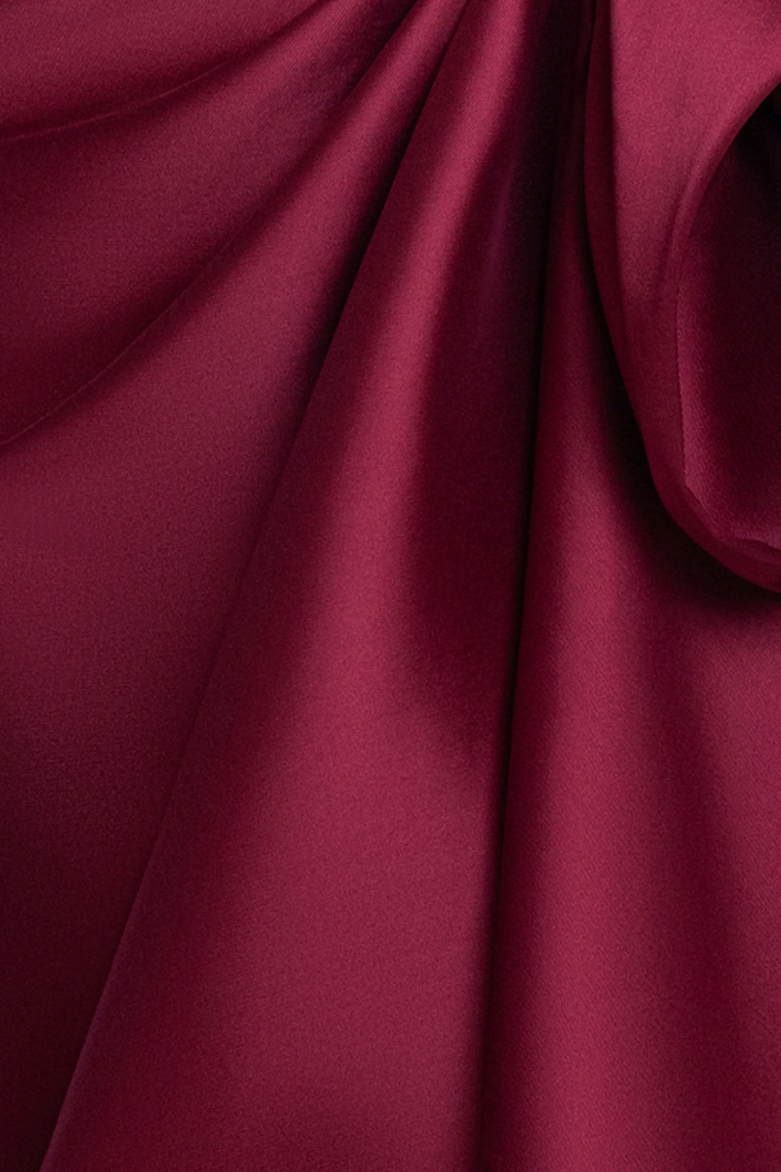 "Diana" Mikado Strapless Rouched Dress sold by Xscape product image thumbnail 5