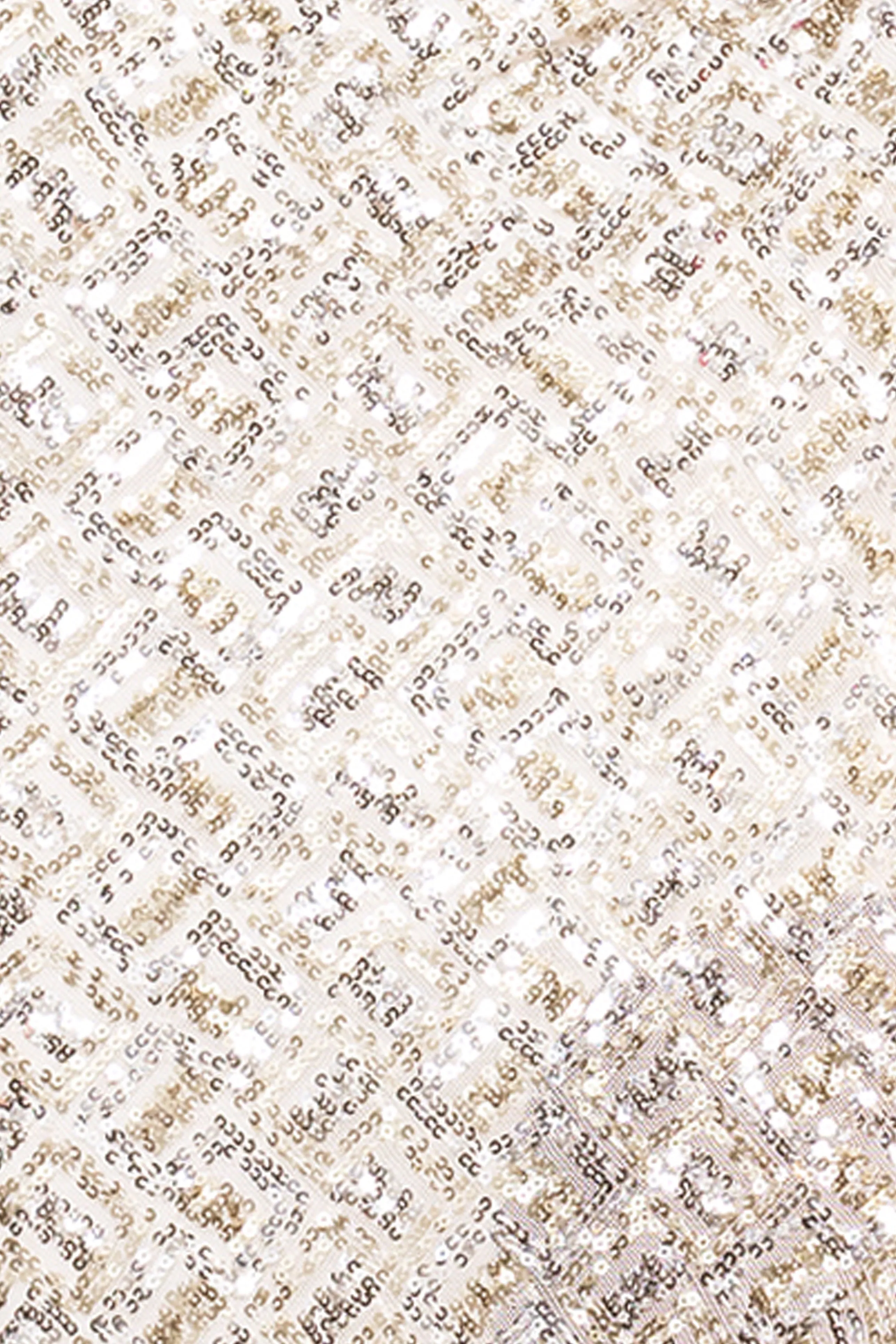 Petite "Adaline" Sequin Slit Dress sold by Xscape product image thumbnail 5