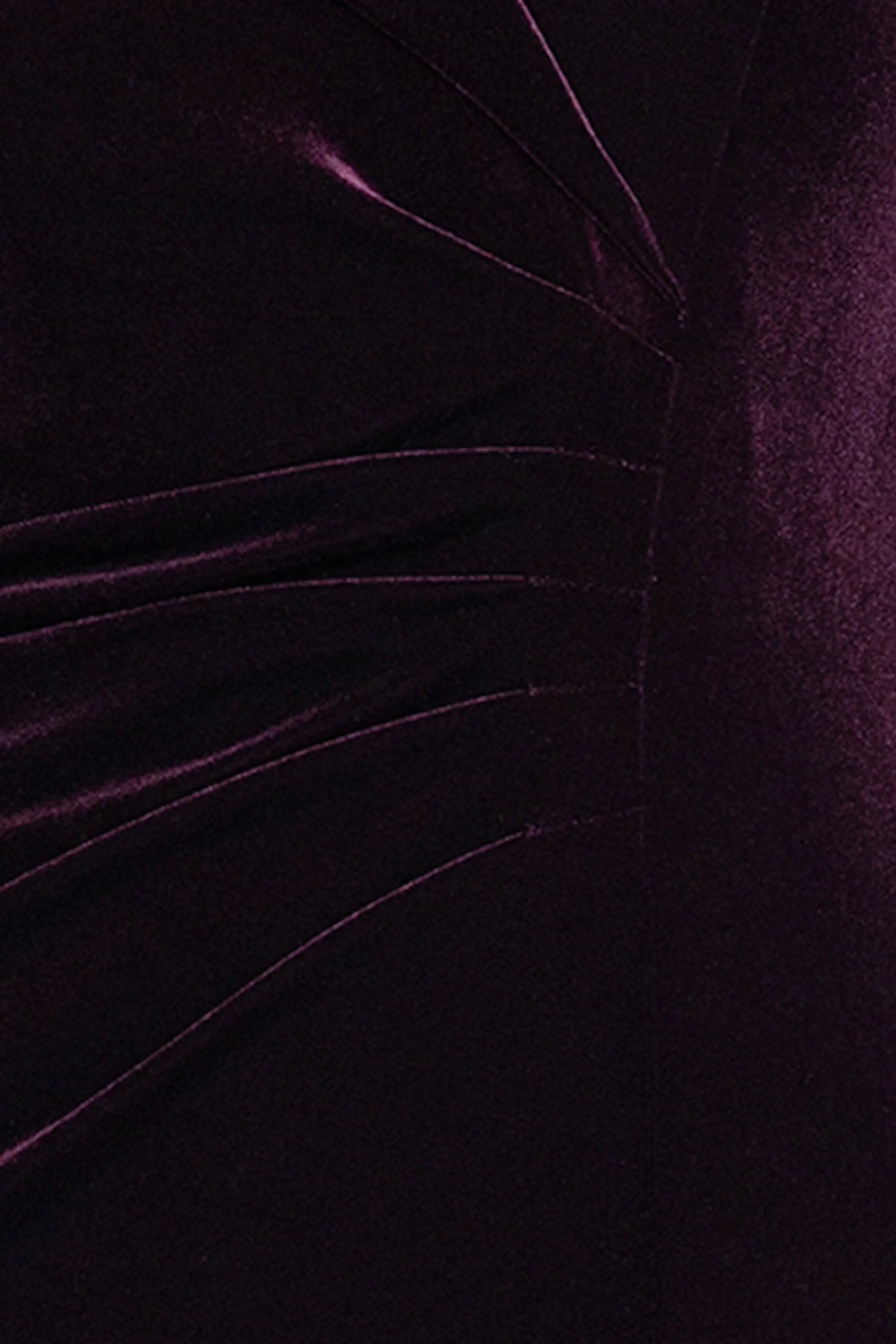 "Charmaine" Velvet Off The Shoulder Gown sold by Xscape product image thumbnail 5