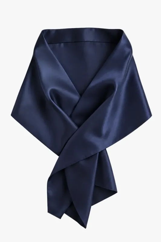 "Ayla" Satin Wrap Shawl made by Xscape