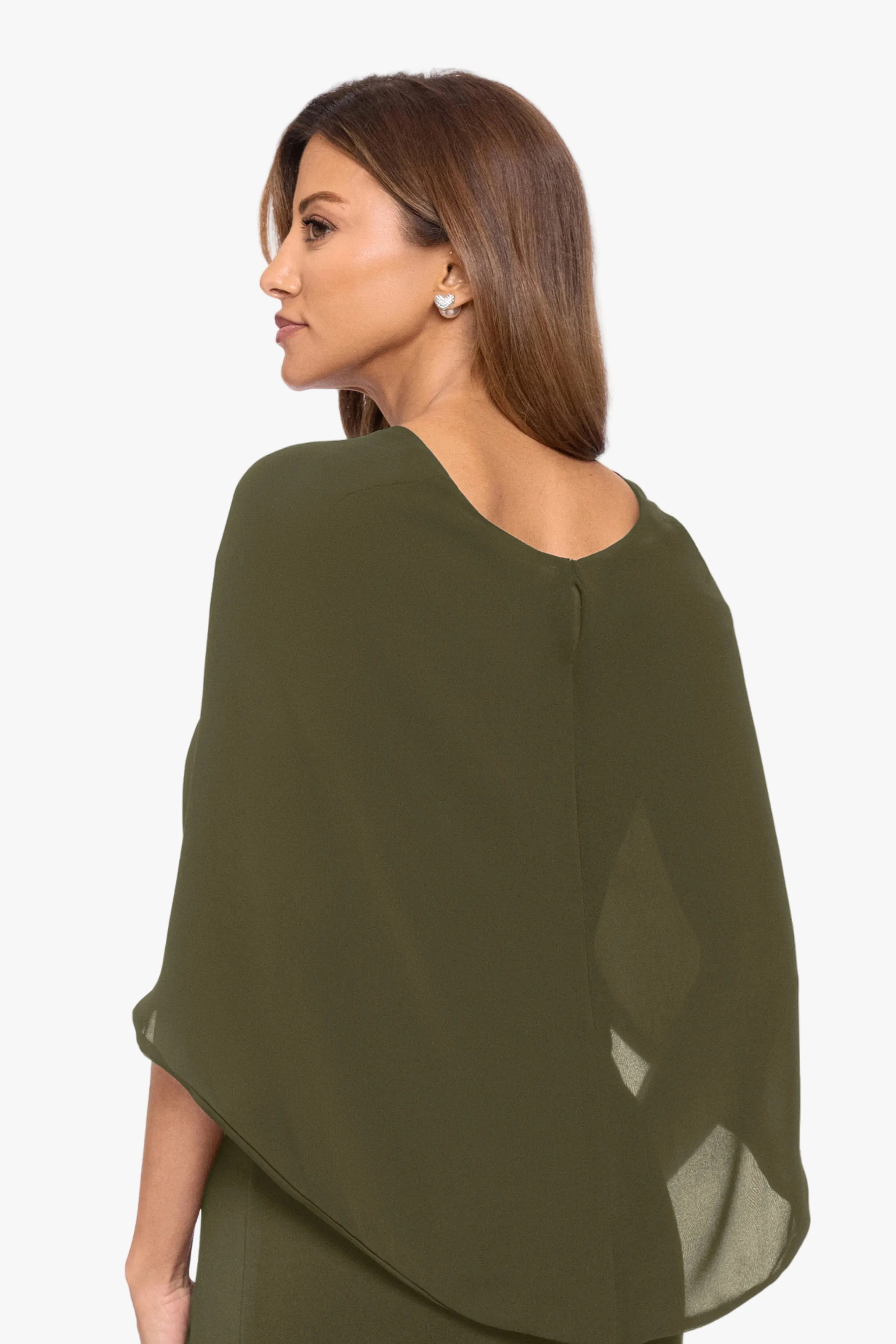 "Nikita" Chiffon Twist Shawl Wrap sold by Xscape product image thumbnail 3