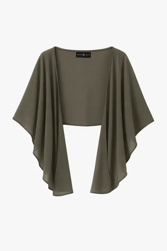 "Bernadette" Chiffon Shawl Wrap made by Xscape