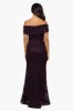 "Jill" Off The Shoulder Long Lace Dress sold by Xscape