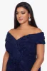 Plus "Jill" Off The Shoulder Long Lace Dress sold by Xscape