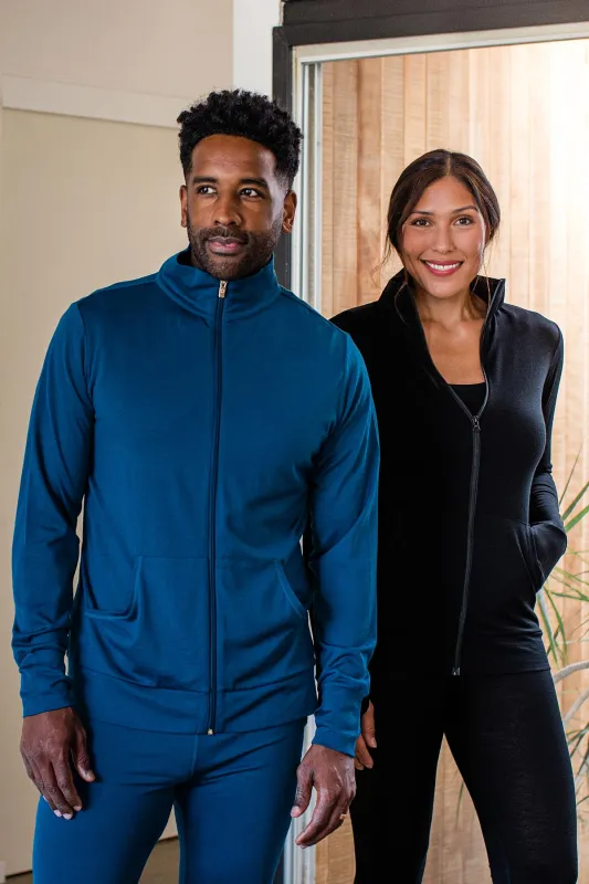 SuperFine Merino Wool Track Jacket sold by Yala