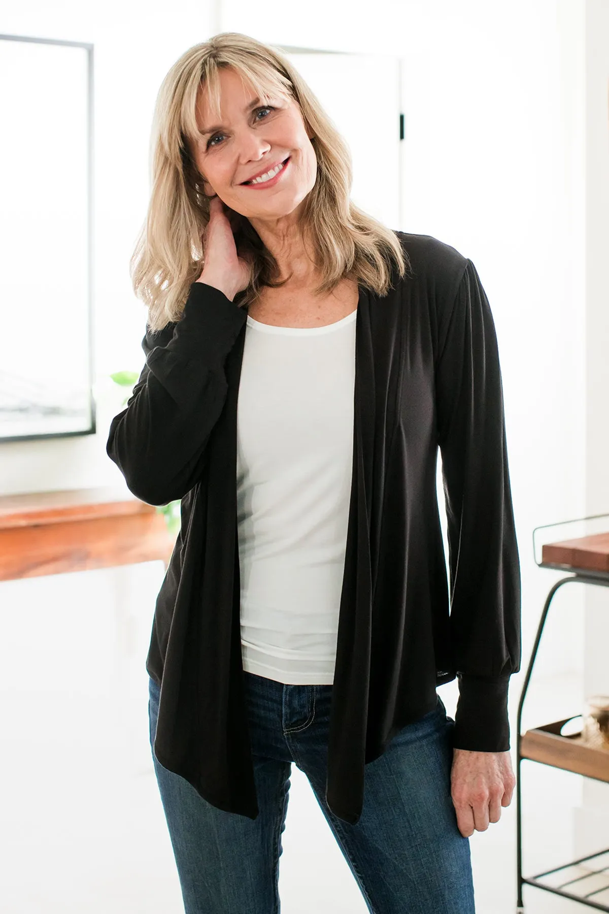 Everly Puffed Sleeve Bamboo Wrap sold by Yala product image thumbnail 5