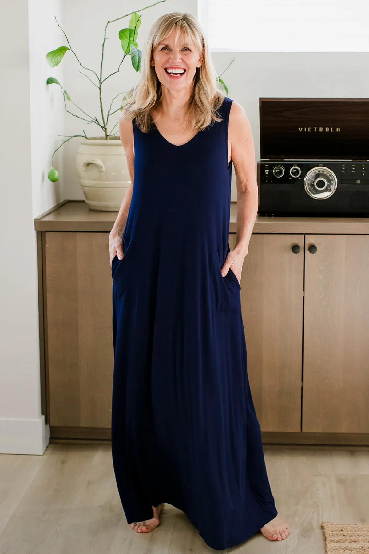 Kinsley Sleeveless Bamboo Maxi Dress sold by Yala product image thumbnail 2