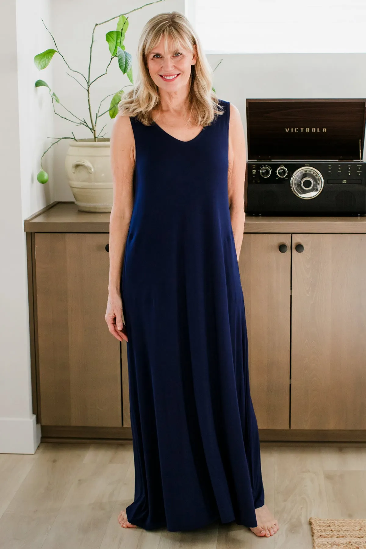 Kinsley Sleeveless Bamboo Maxi Dress sold by Yala product image thumbnail 5