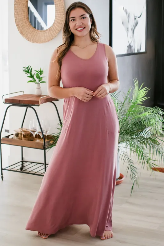 Kinsley Sleeveless Bamboo Maxi Dress made by Yala