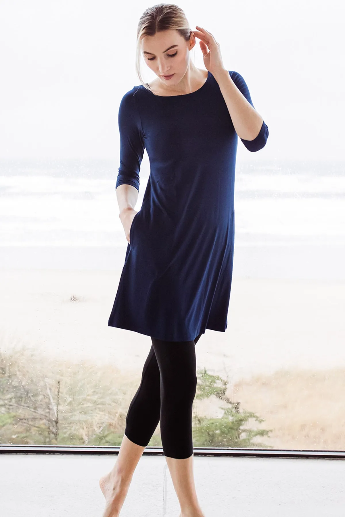 Greta ButterSoft™ Bamboo Cropped Legging sold by Yala