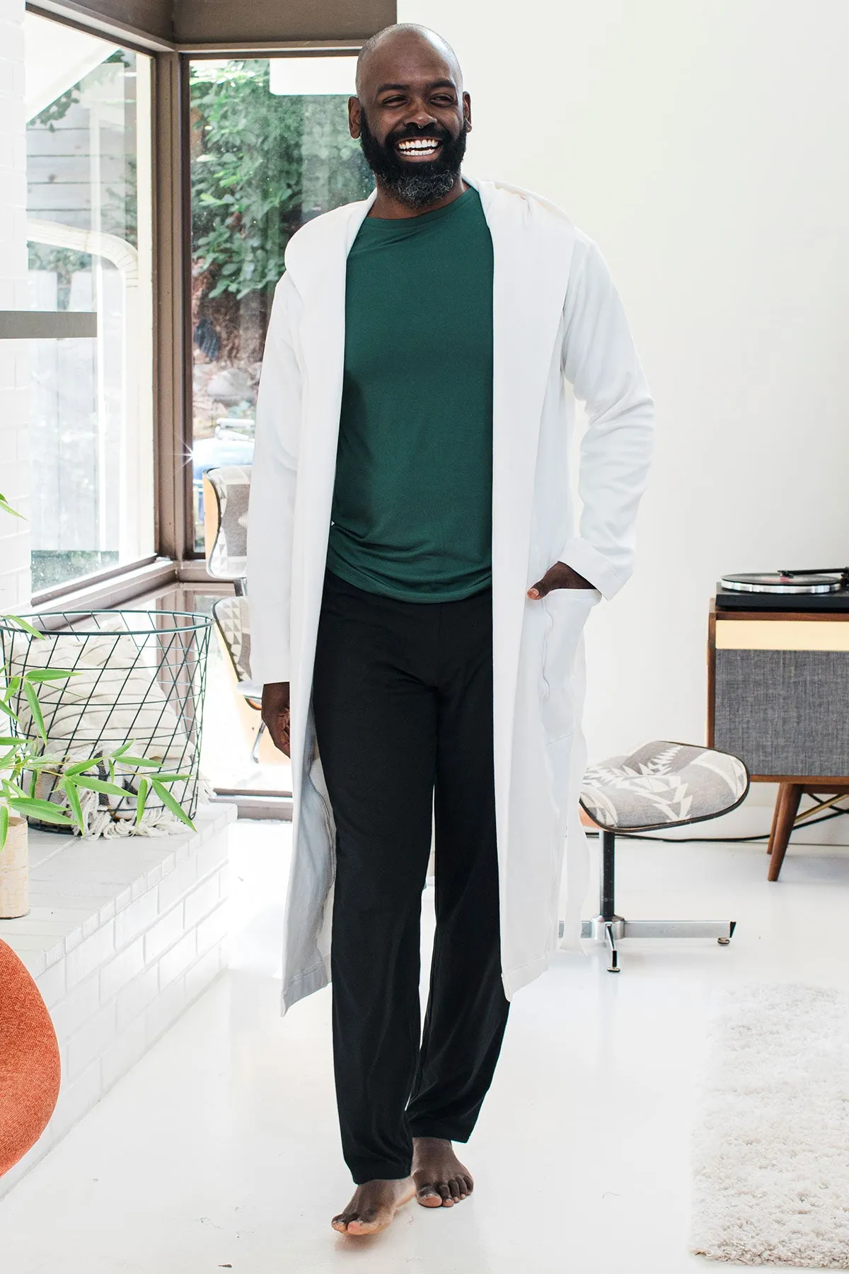 Elliot Bamboo & Organic Cotton Sweatshirt Hooded Robe sold by Yala product image thumbnail 2