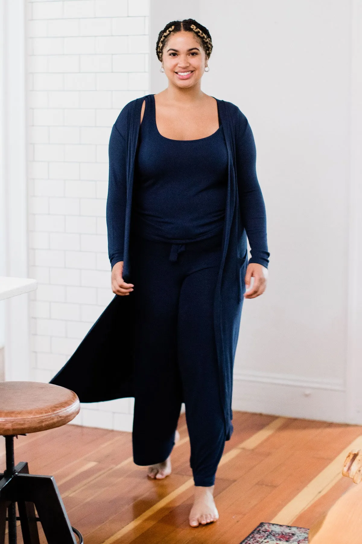Peyton Bamboo Sweater Drawstring Lounge Pant sold by Yala product image thumbnail 3
