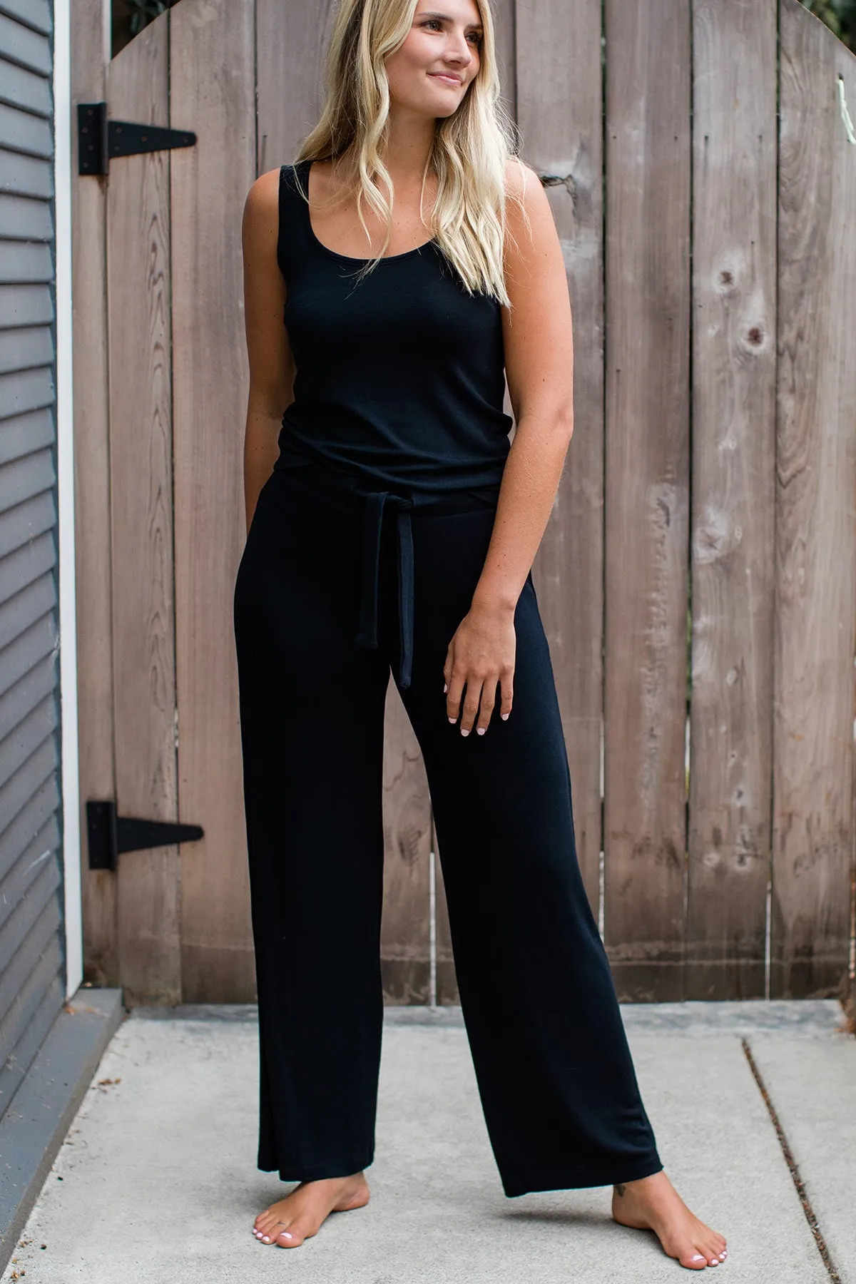 Peyton Bamboo Sweater Drawstring Lounge Pant sold by Yala product image thumbnail 4