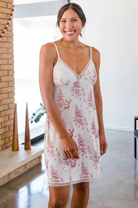 Iris Lace Bamboo Nightgown made by Yala