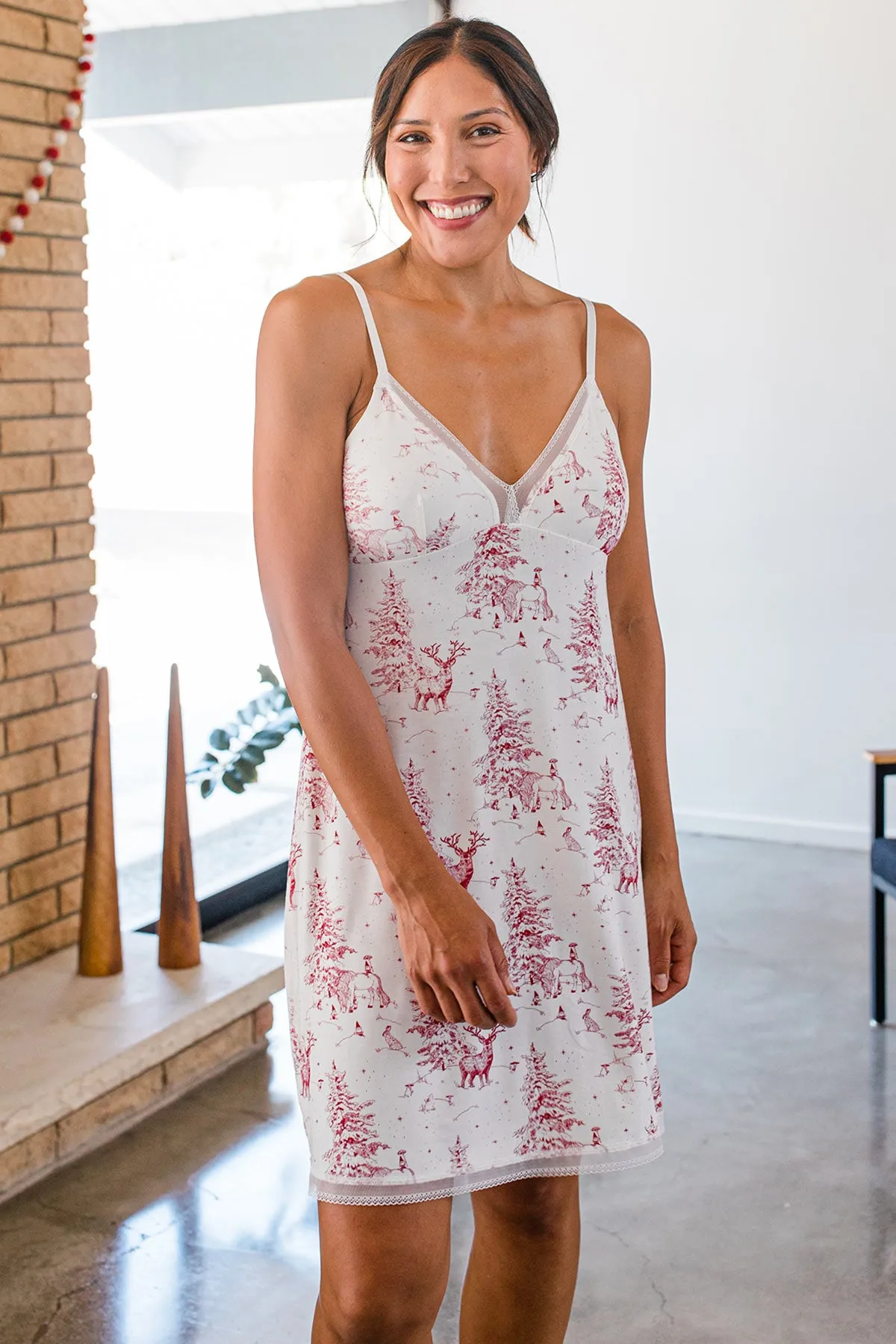 Iris Lace Bamboo Nightgown sold by Yala