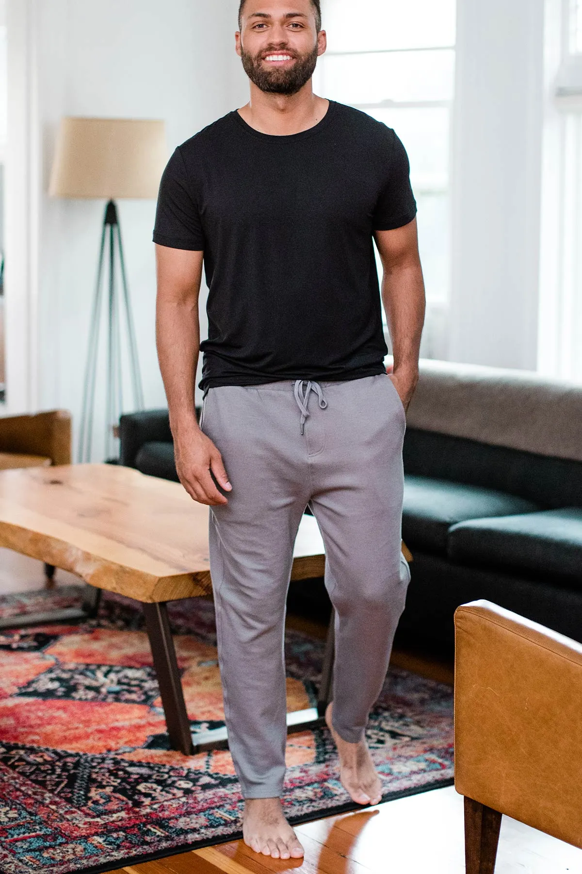 Men's Zach Bamboo & Organic Cotton Sweatshirt Jogger Lounge Pant sold by Yala product image thumbnail 2