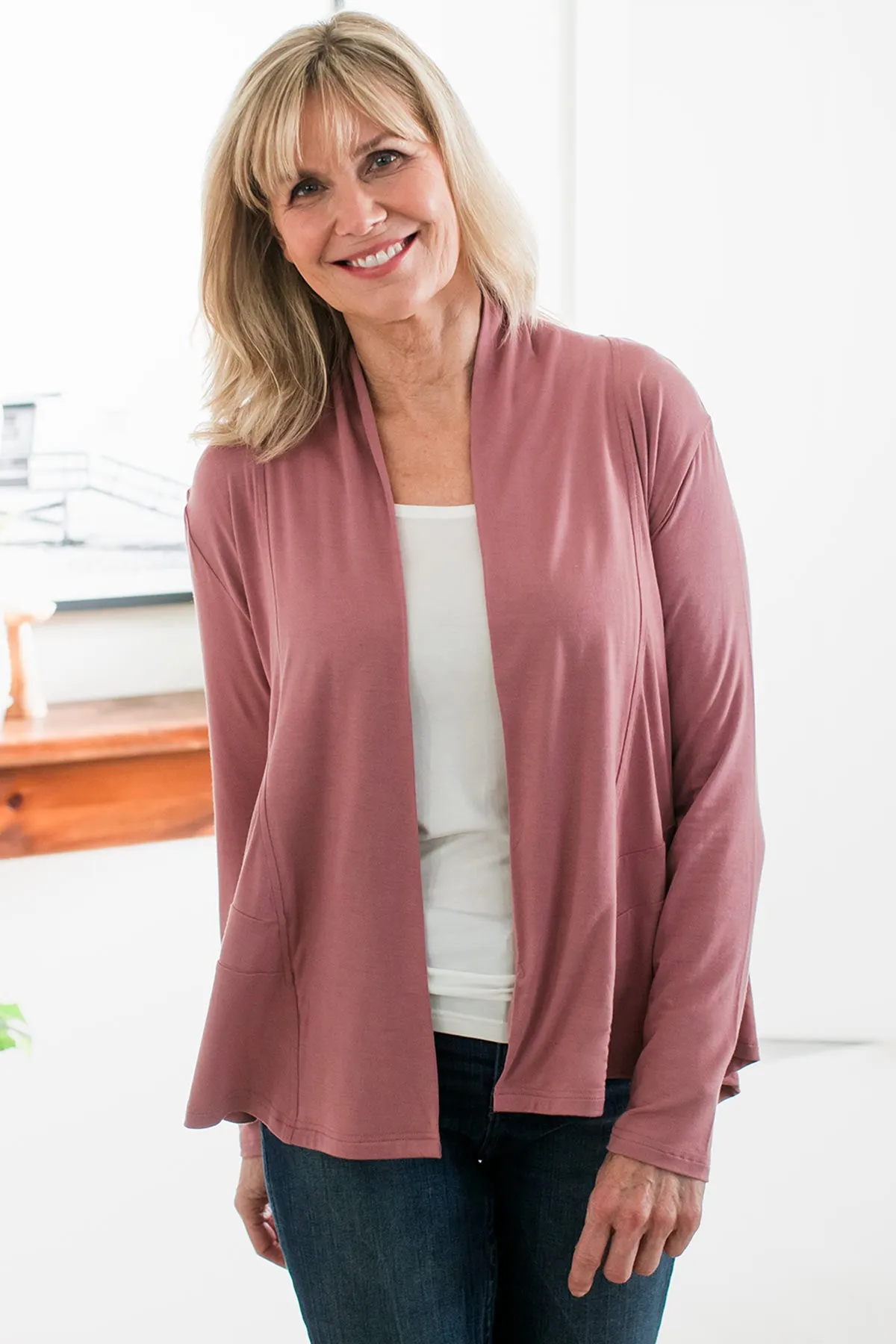 Tatum Hi-Low Bamboo Cardigan Wrap sold by Yala product image thumbnail 5