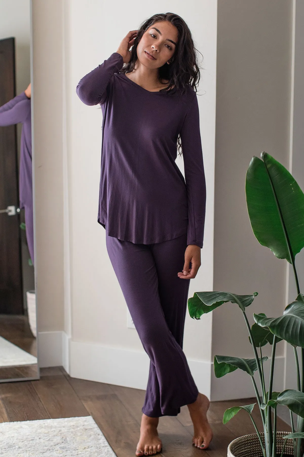 Norah Long Sleeve Bamboo Pajama Set sold by Yala product image thumbnail 5