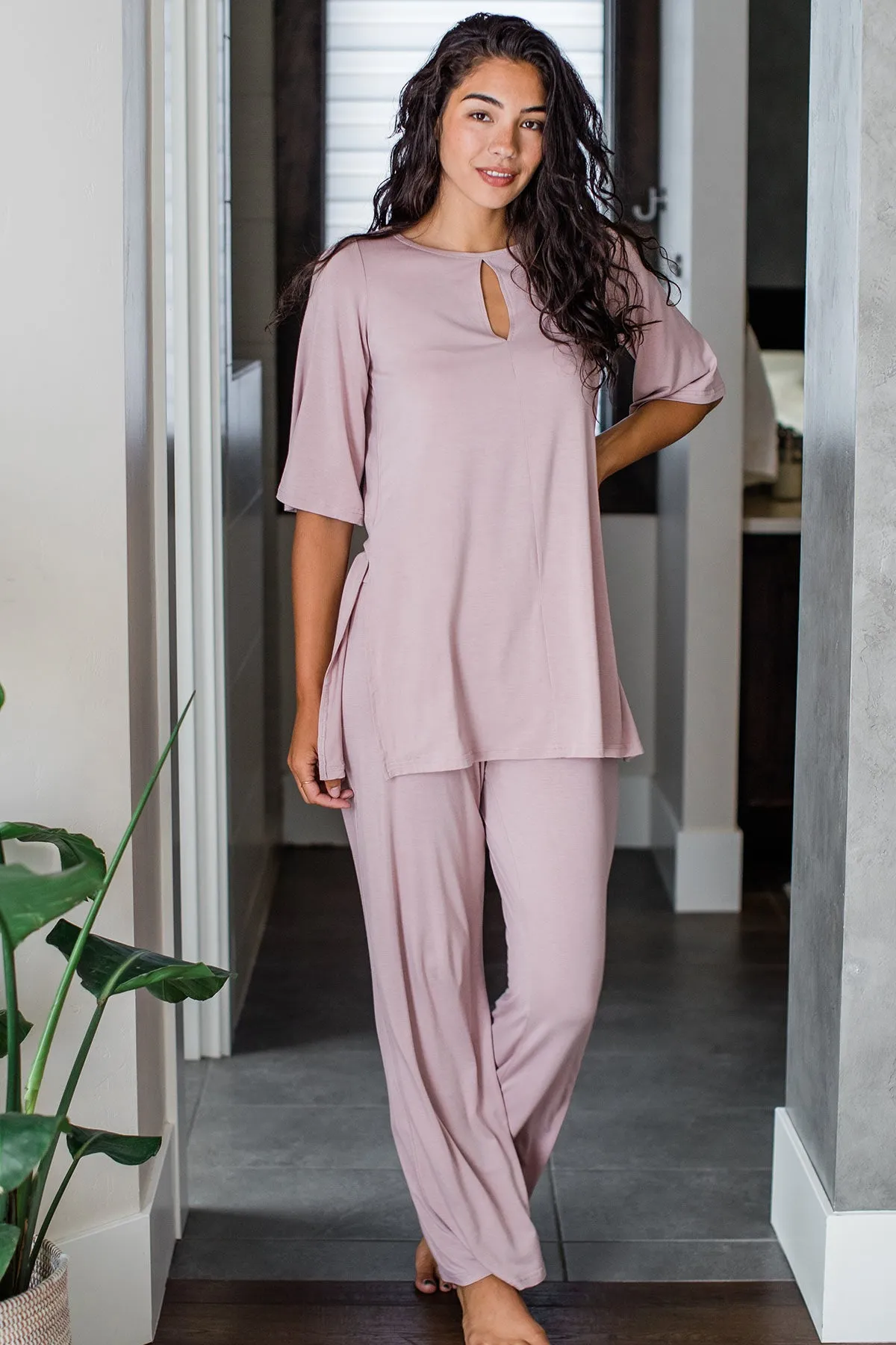 Kat Lounge Bamboo Pajama Set sold by Yala