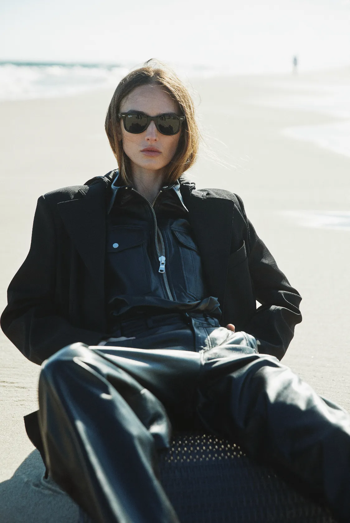 ROWAN LEATHER PANTS BLACK sold by Yigal Azrouel product image thumbnail 3