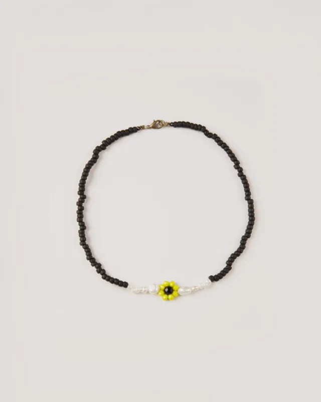 Flower Pearl Necklace made by YMC