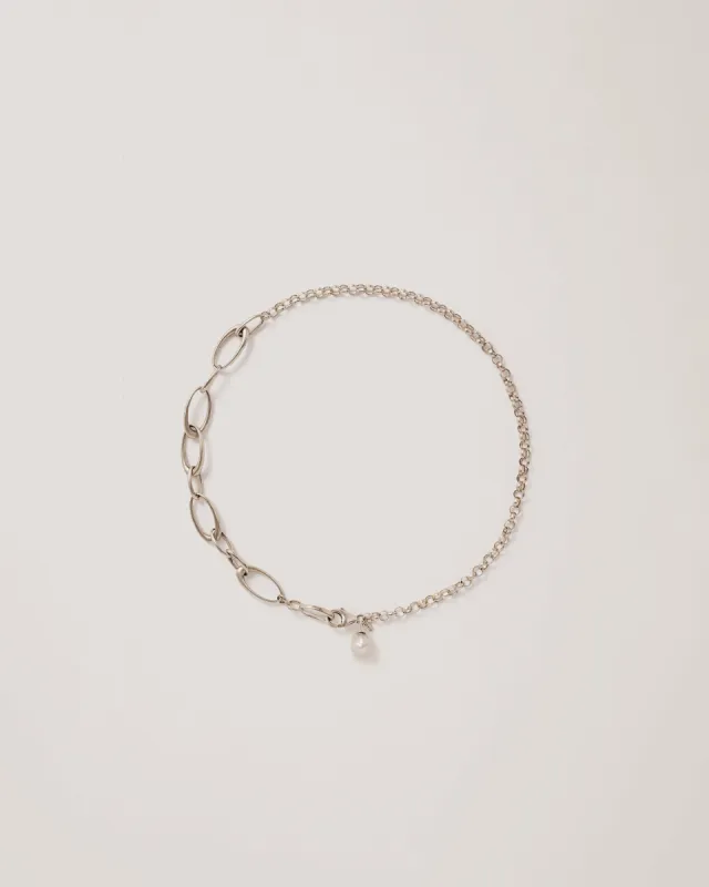 Keshi Pearl Chain Necklace made by YMC
