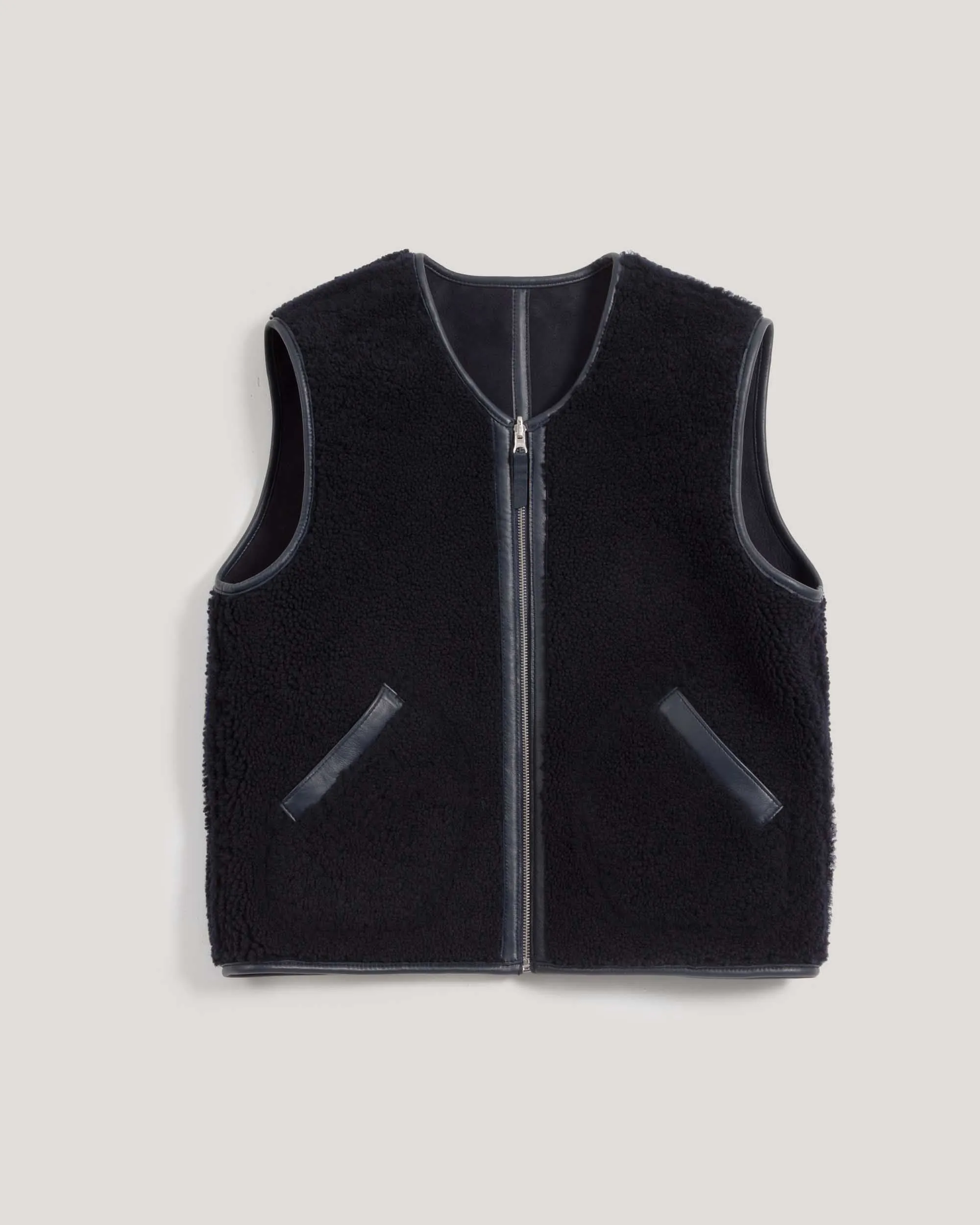 Jackie Reversible Gilet sold by YMC product image thumbnail 3