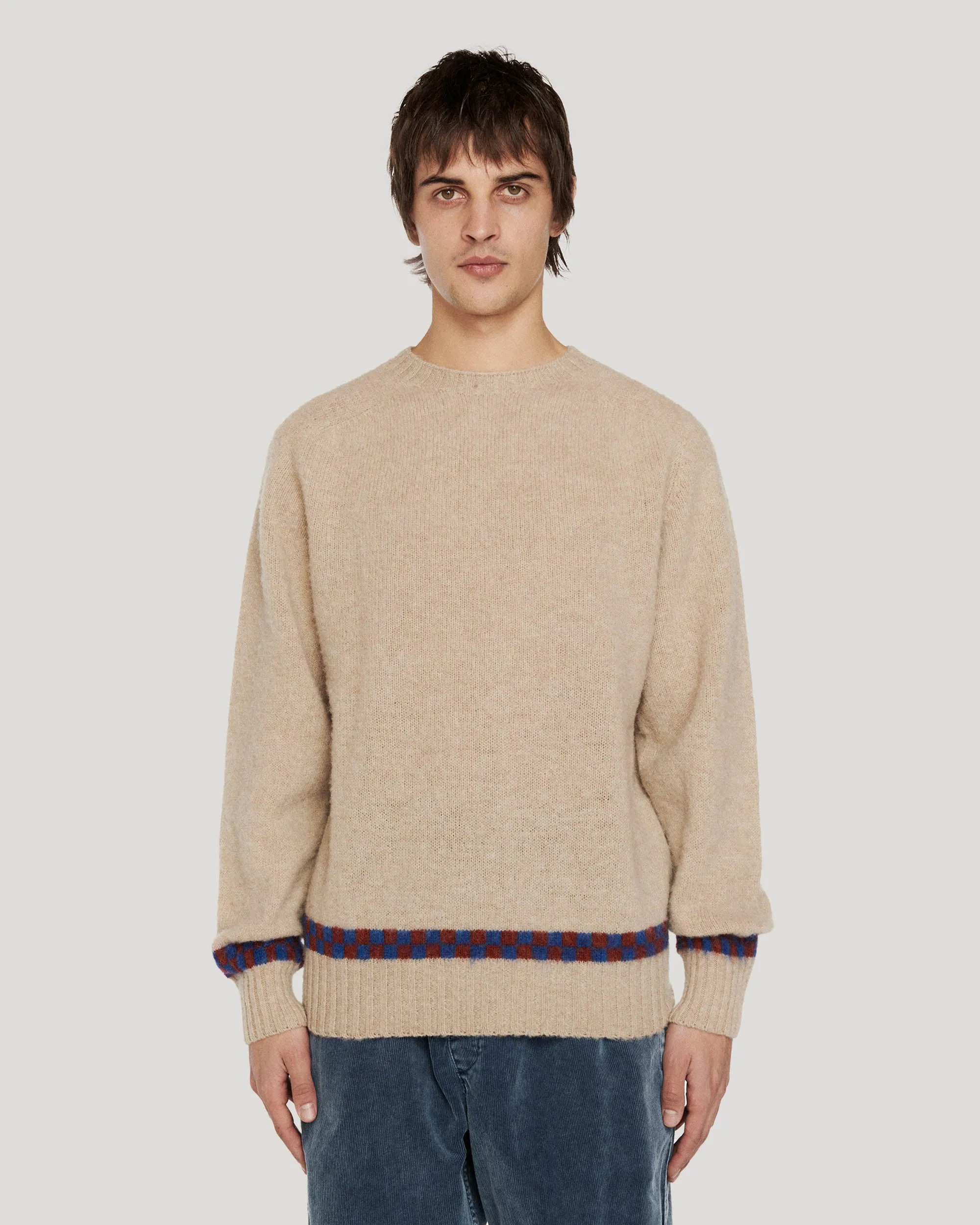 Suedehead Check Jumper sold by YMC product image thumbnail 2