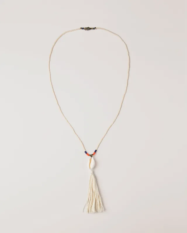 Shell Tassle Necklace sold by YMC