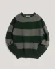 Suedehead Stripe Jumper sold by YMC