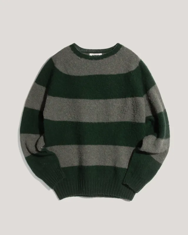 Suedehead Stripe Jumper sold by YMC