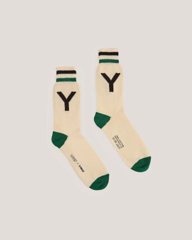 Y Motif Sock made by YMC