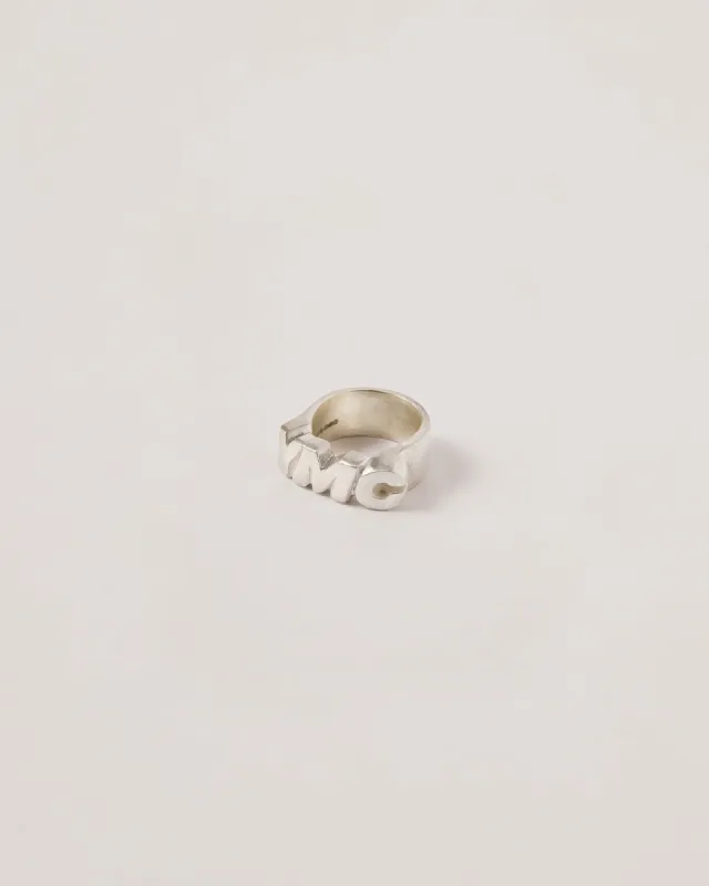 Small Logo Signet Ring made by YMC