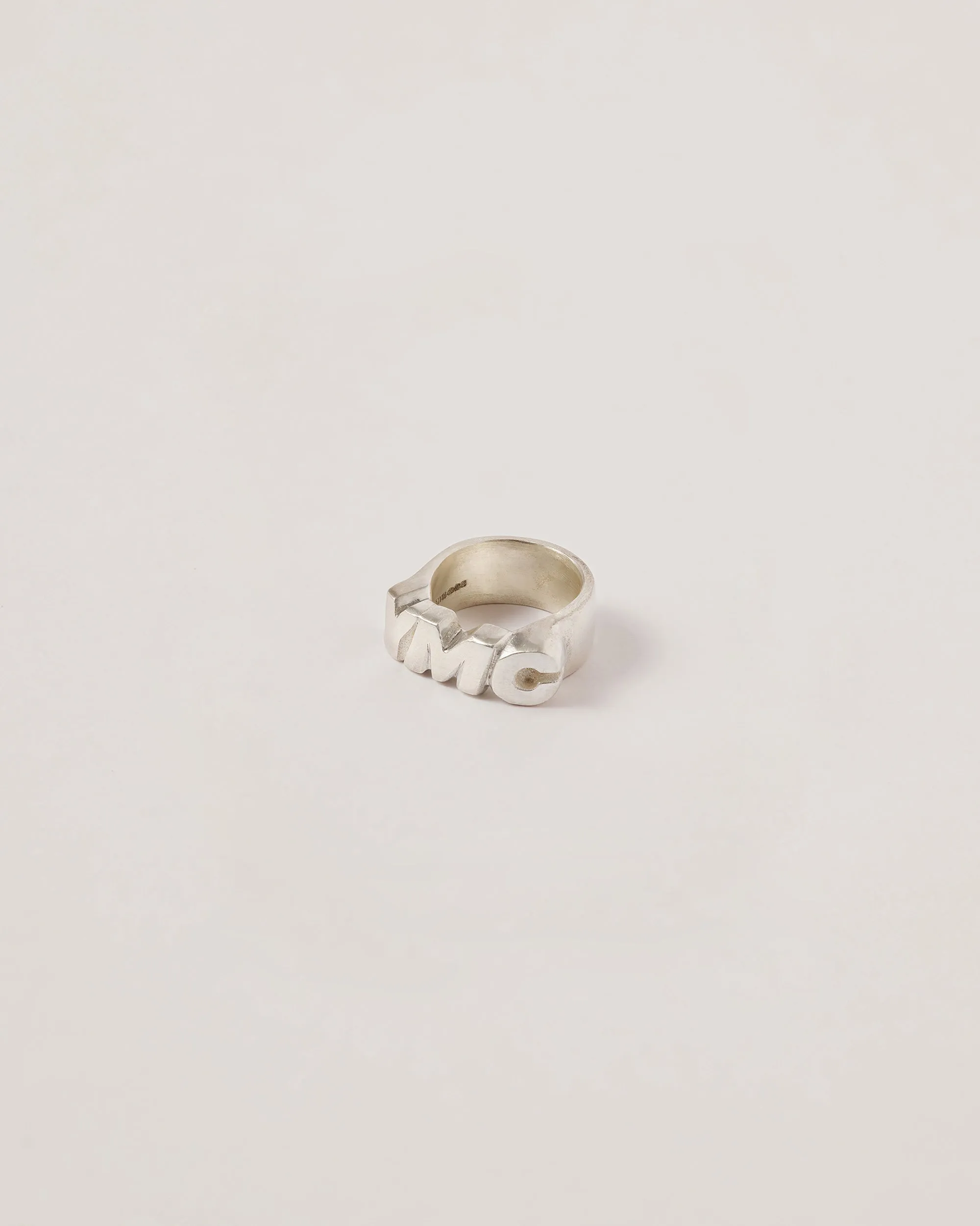 Small Logo Signet Ring sold by YMC