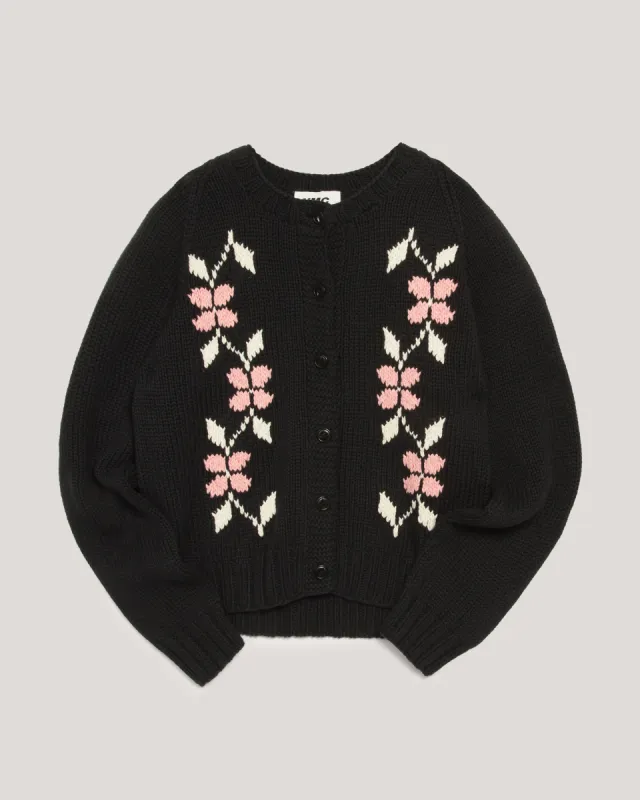 Atomic Flower Cardigan sold by YMC