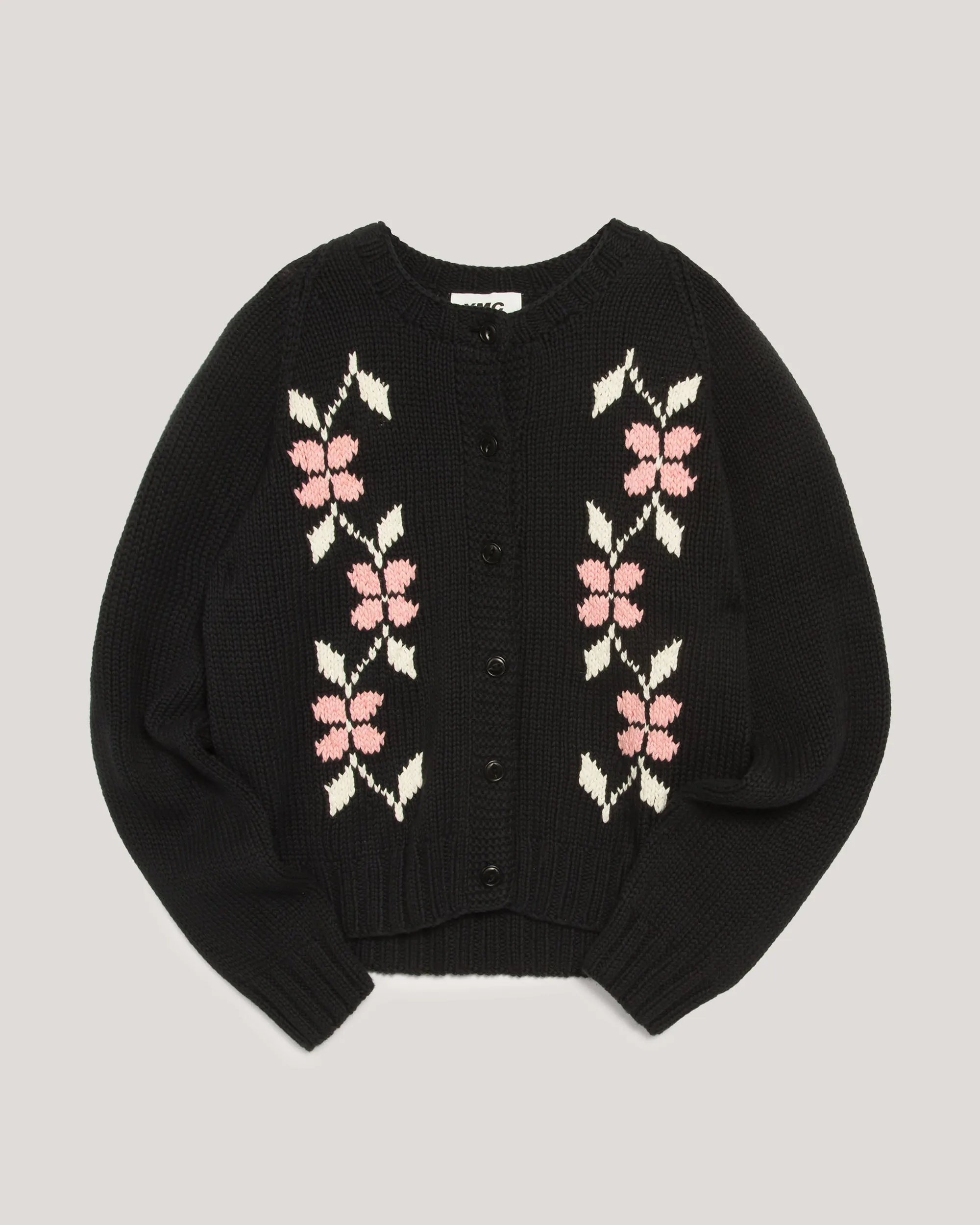 Atomic Flower Cardigan sold by YMC