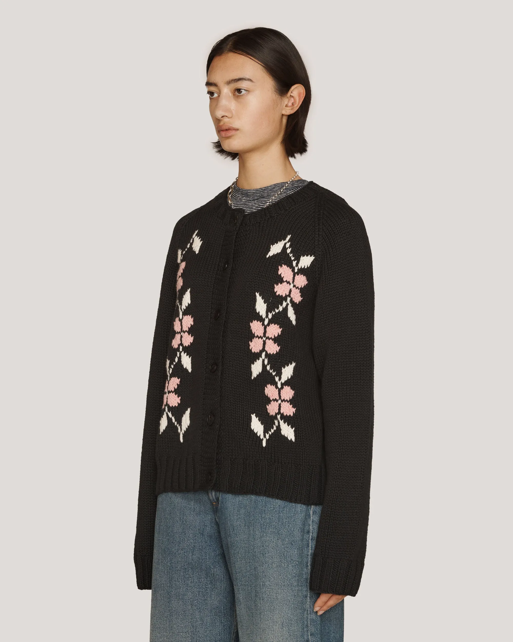 Atomic Flower Cardigan sold by YMC product image thumbnail 3