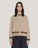 Atomic Zig Zag Cardigan sold by YMC