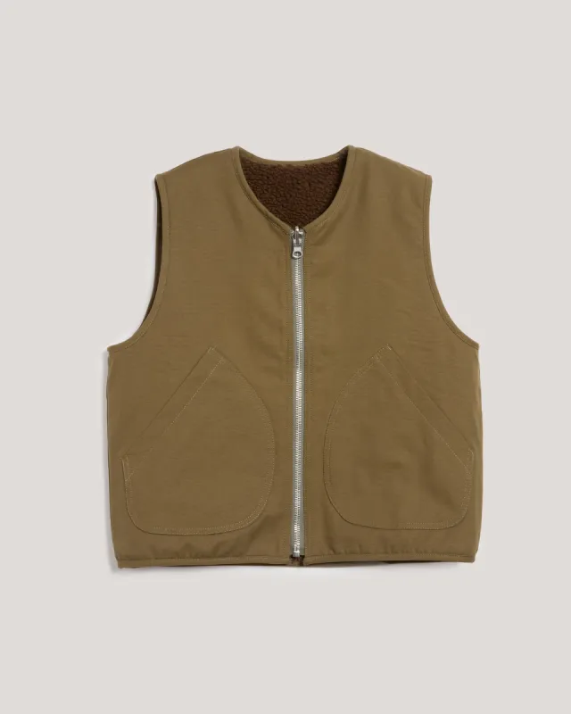 Jackie Reversible Gilet sold by YMC