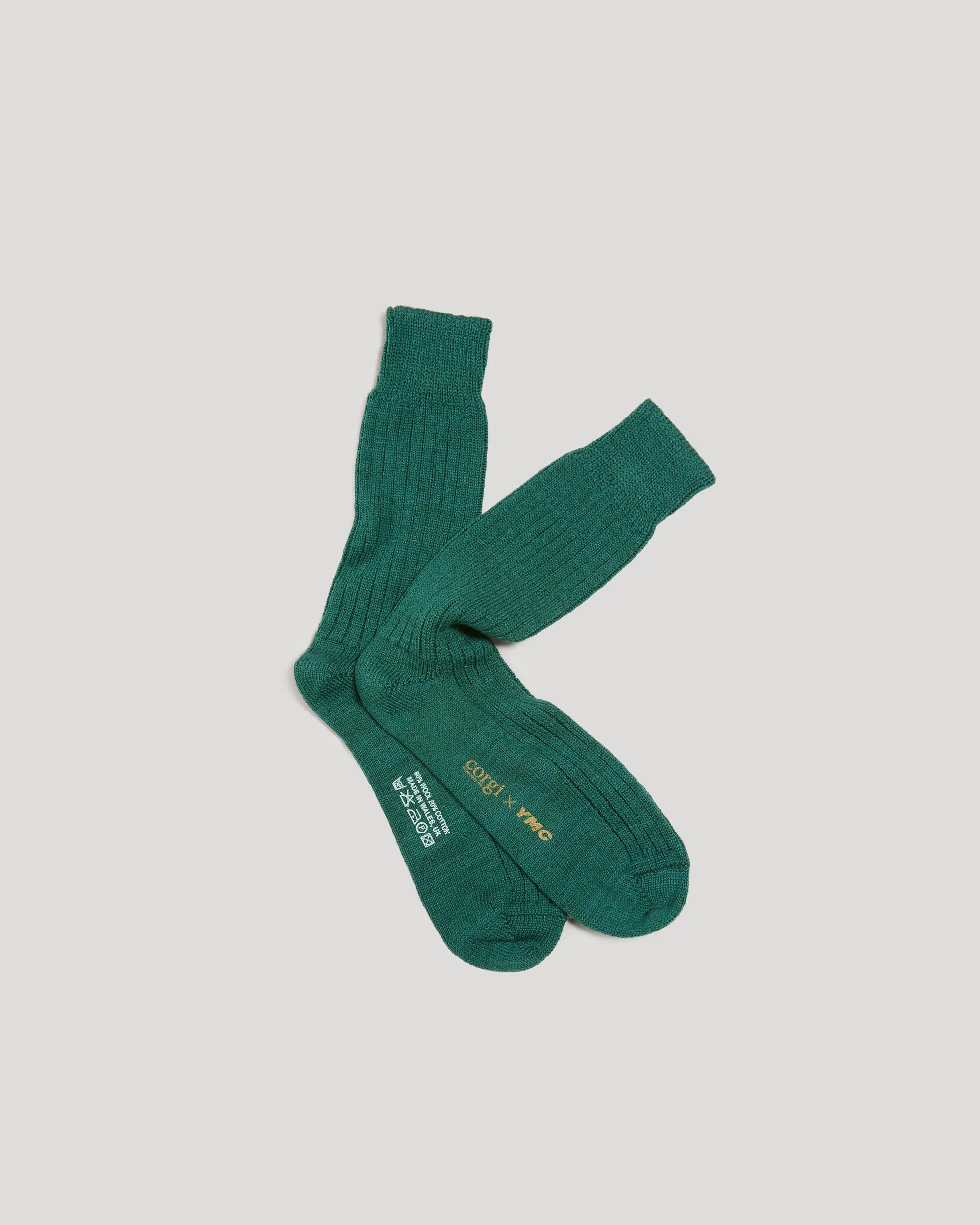 Plain Wool Rib Sock sold by YMC product image thumbnail 2