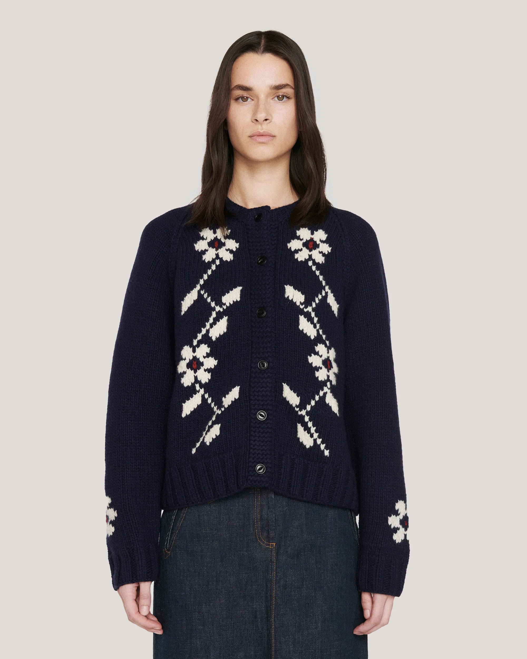 Atomic Flower Cardigan sold by YMC product image thumbnail 3