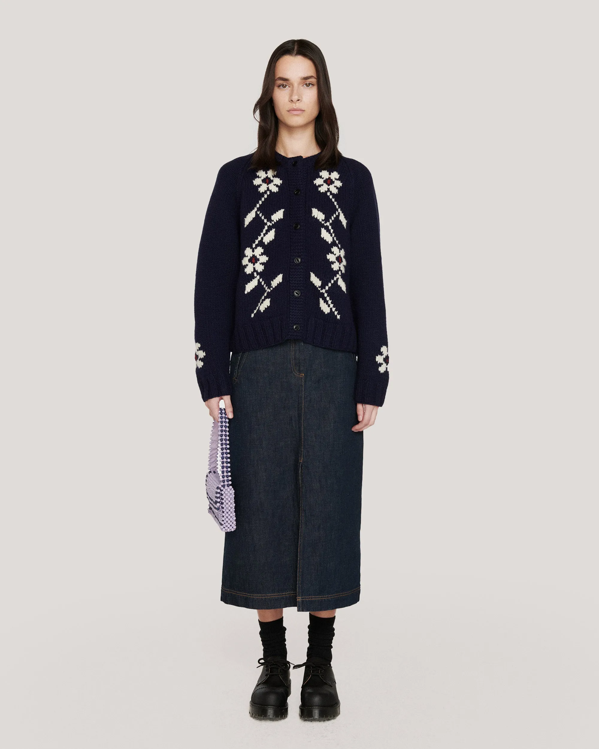 Atomic Flower Cardigan sold by YMC product image thumbnail 2