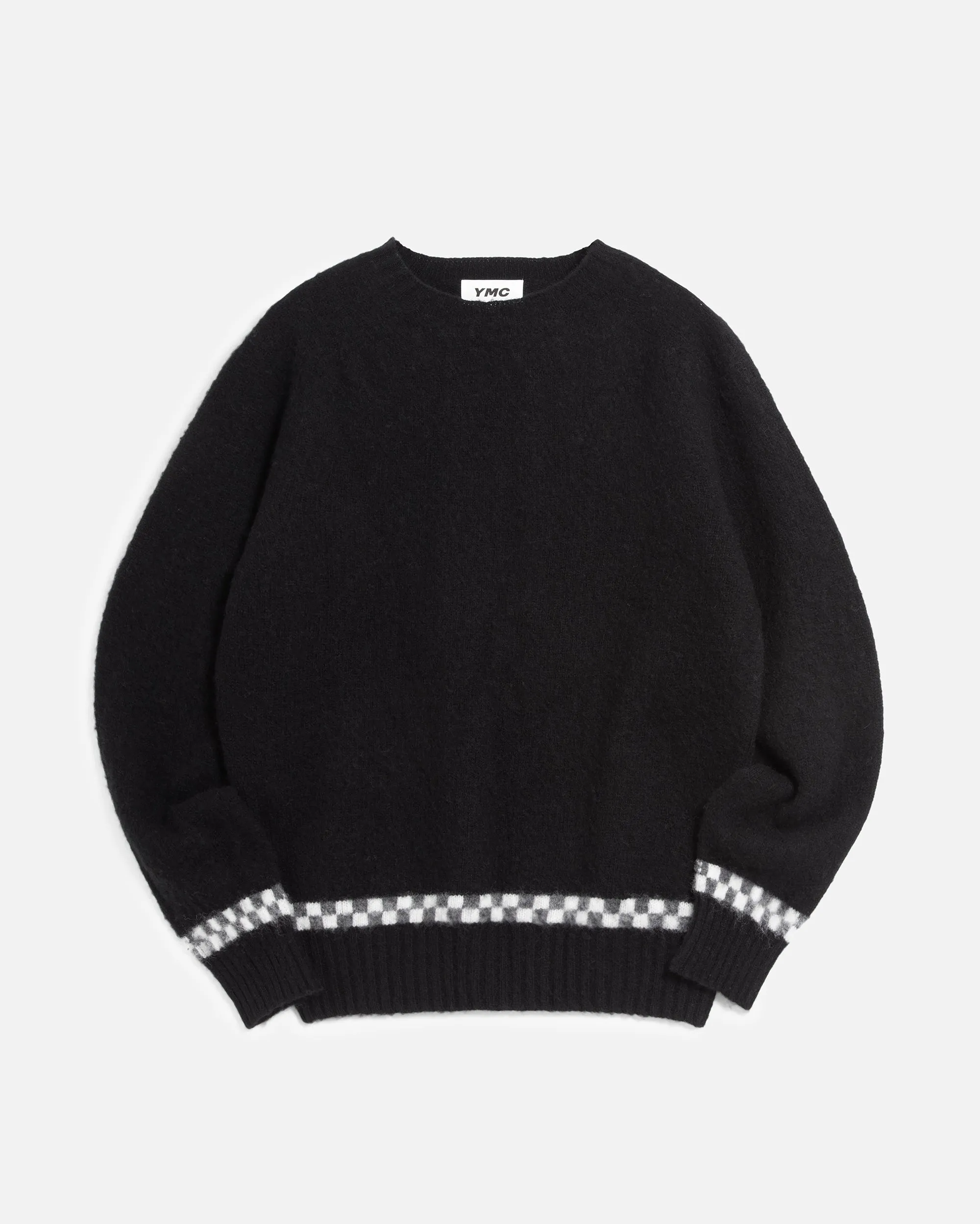 Suedehead Check Jumper sold by YMC